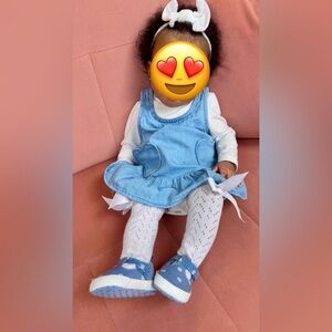 Blue Denim Kids Dress